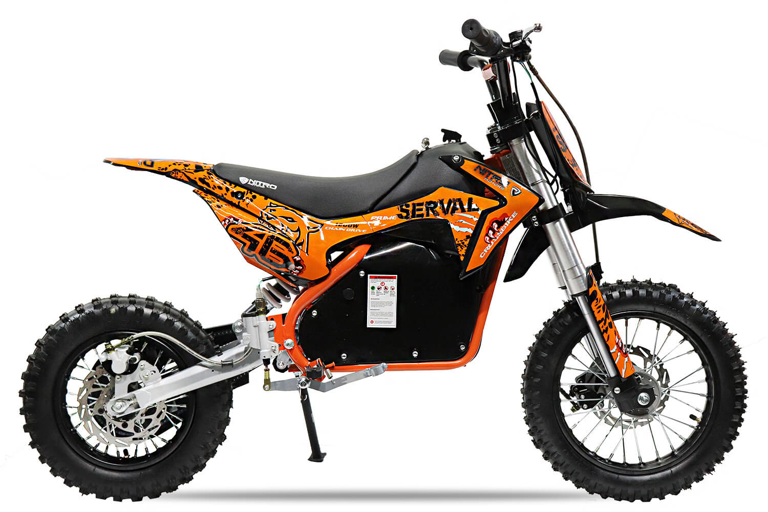 Serval Prime 1200W 48V Electric Dirt Bike Kids Motorbike